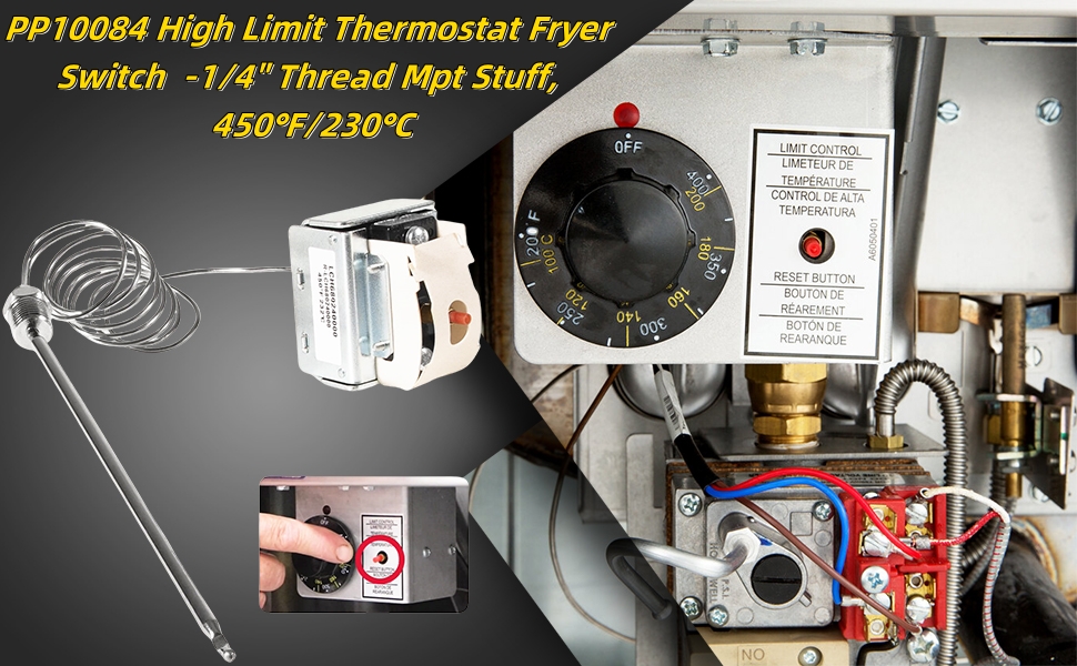 PP10084 high limit thermostat