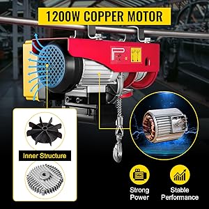 electric hoist with remote control 110 volt