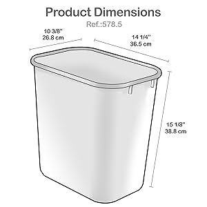 wastebasket waste basket trash stackable recycle garbage compost boxe container rubbermaid trash bag
