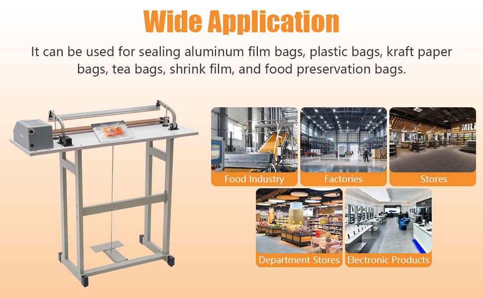 Foot Pedal Heat Sealing Machine