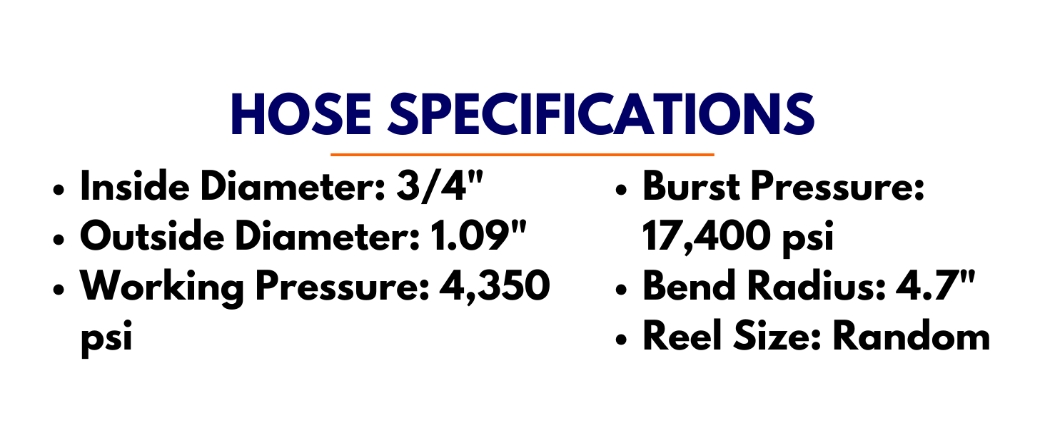 3/4 hydraulic hose assembly specifications hd