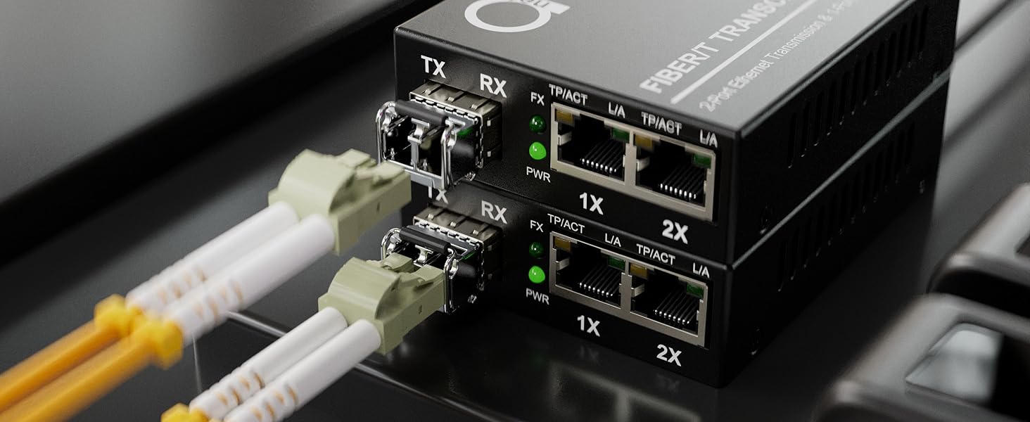 step 2 connect fiber st to the optical port