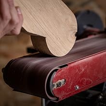 Platen Grinder Belt, woodworking, Winona Van Norman