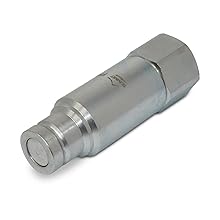 3/8″ Flat Face Connect Under Pressure Hydraulic Quick Connect Coupler Set, 3/8″ NPT Thread