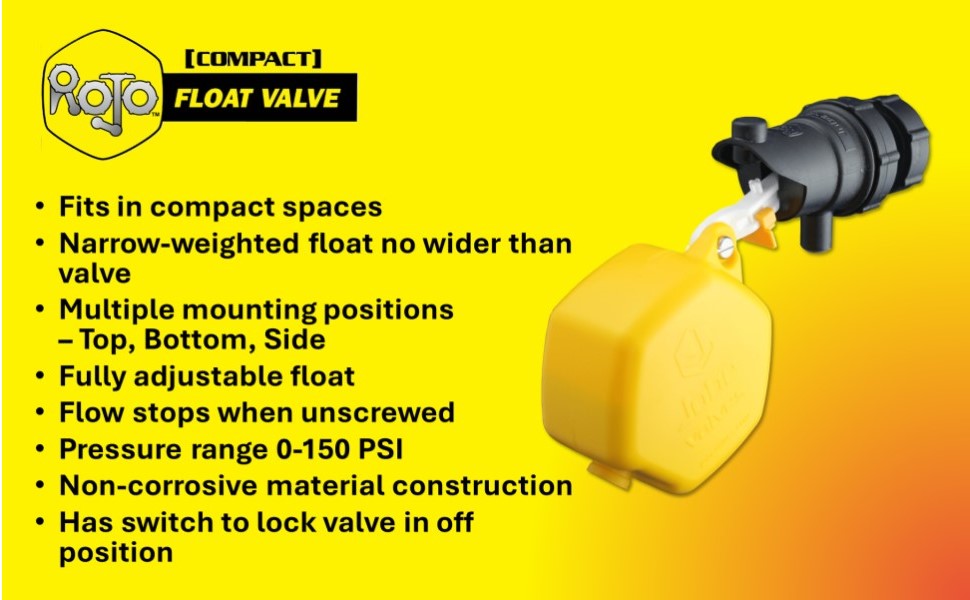 Jobe Rojo Compact Float Valve