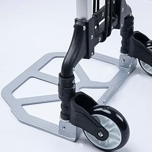 hand cart foldable portable dolly collapsible dolly 2 wheel dolly