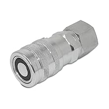 3/8″ Flat Face Connect Under Pressure Hydraulic Quick Connect Coupler Set, 3/8″ NPT Thread