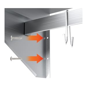 stainless steel kitchen shelf