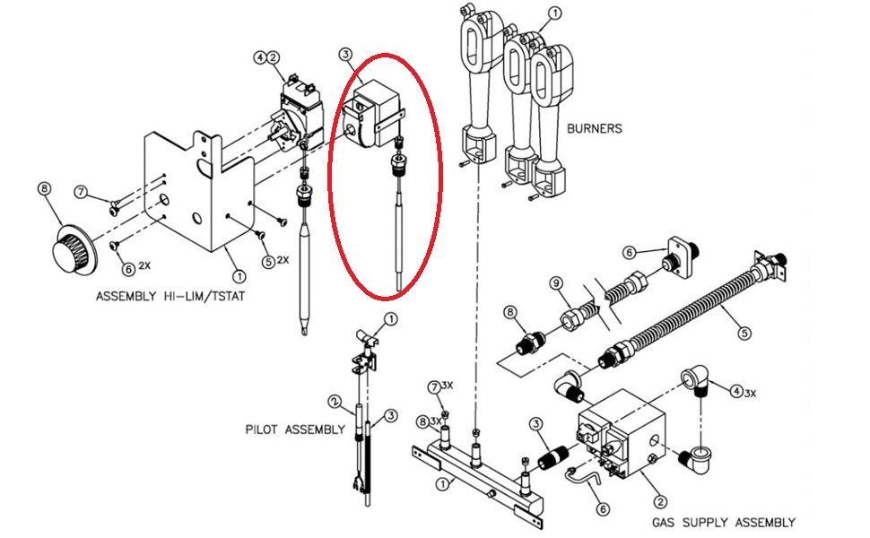 High Limit Switch Thermostat