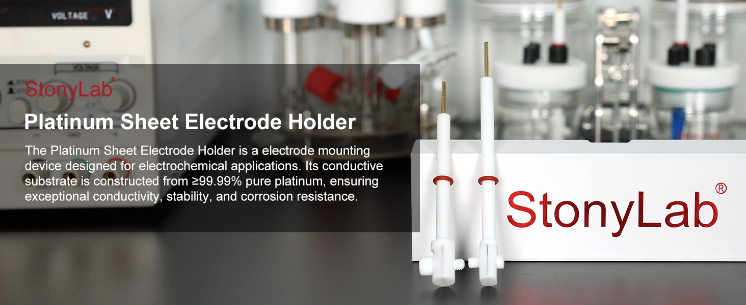 Platinum Sheet Electrode Holder