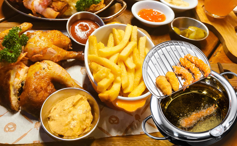 Tempura Deep Frying Pot