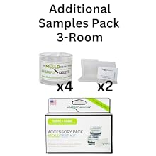 4 additional air samples and 2 additional surface samples