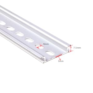 DIN Rail Slotted Aluminum