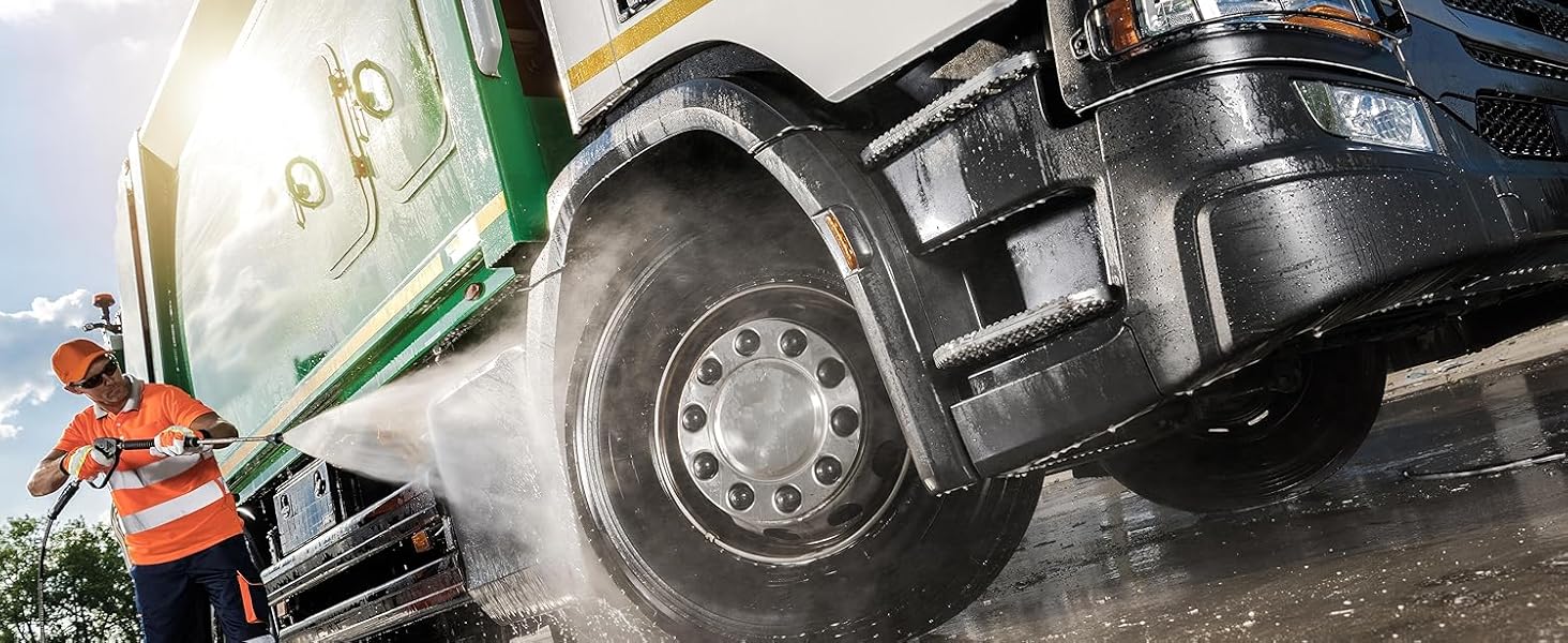 pressure washing truck