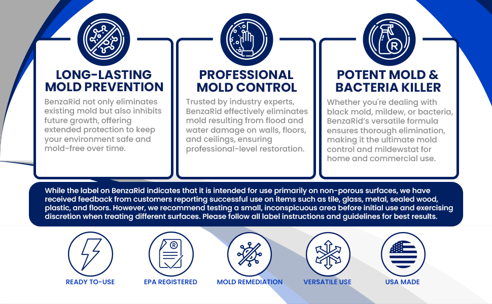 Mold Prevention, Professional Mold Control and Potent Mold & Bacteria Killer