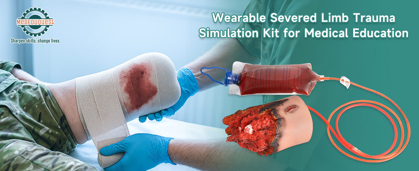 severed leg wound packing trainer