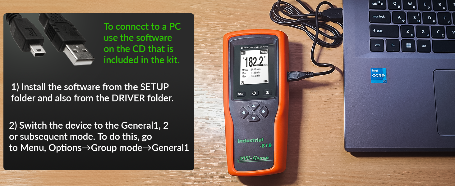 Digital coating thickness gauges