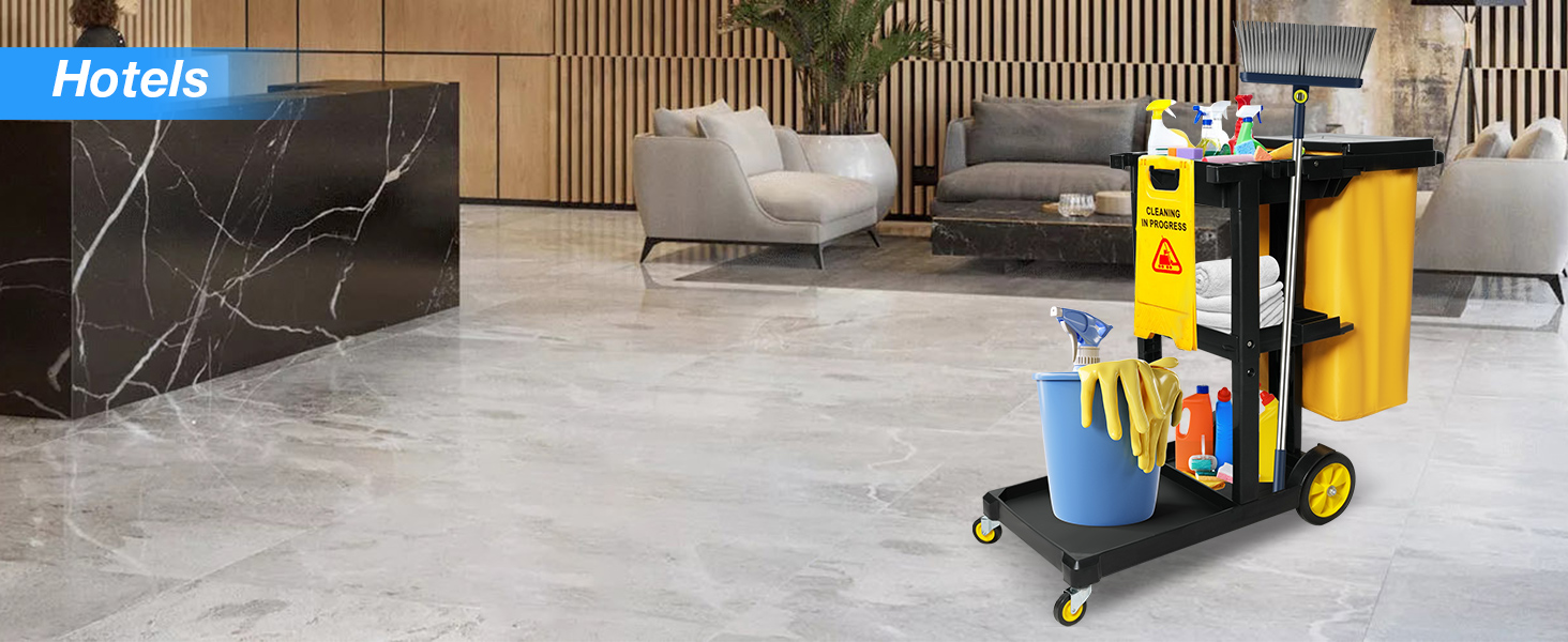 Janitorial Cleaning Cart
