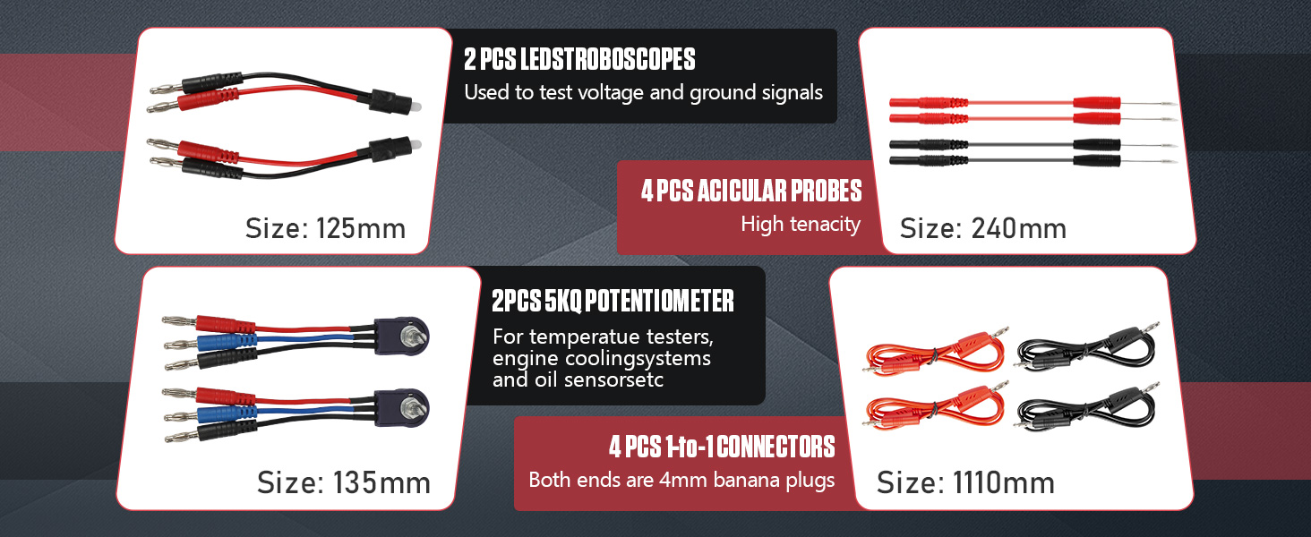 Power Circuit Multimeter Probes Set