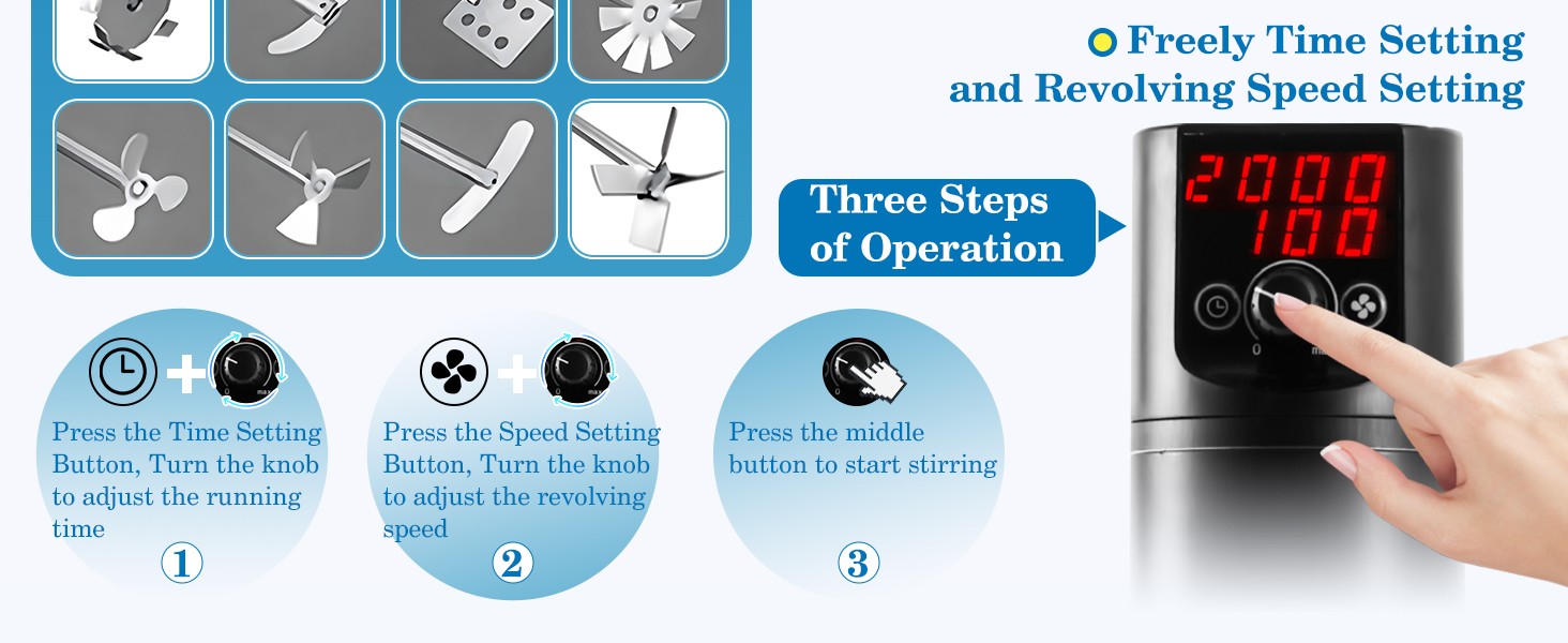 Crispaire Electric Overhead Stirrer