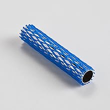 netting wrapped around plastic part for protection