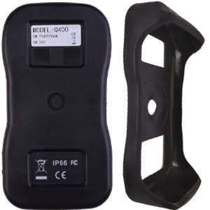 Shock absorbing rubber housing