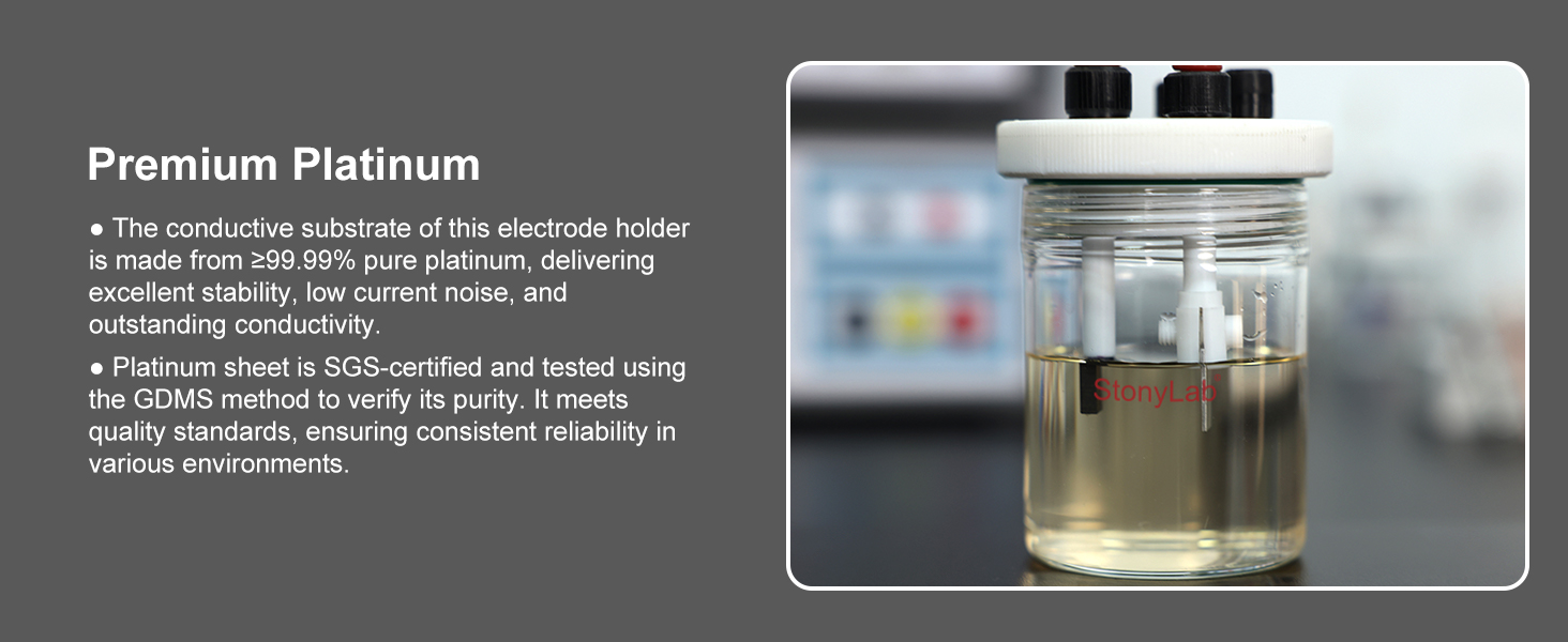 Lab Electrode Holder Platinum