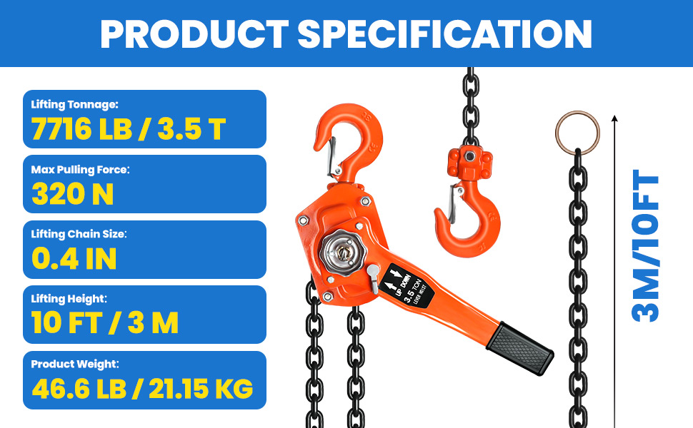 Manual Lever Hoist Come