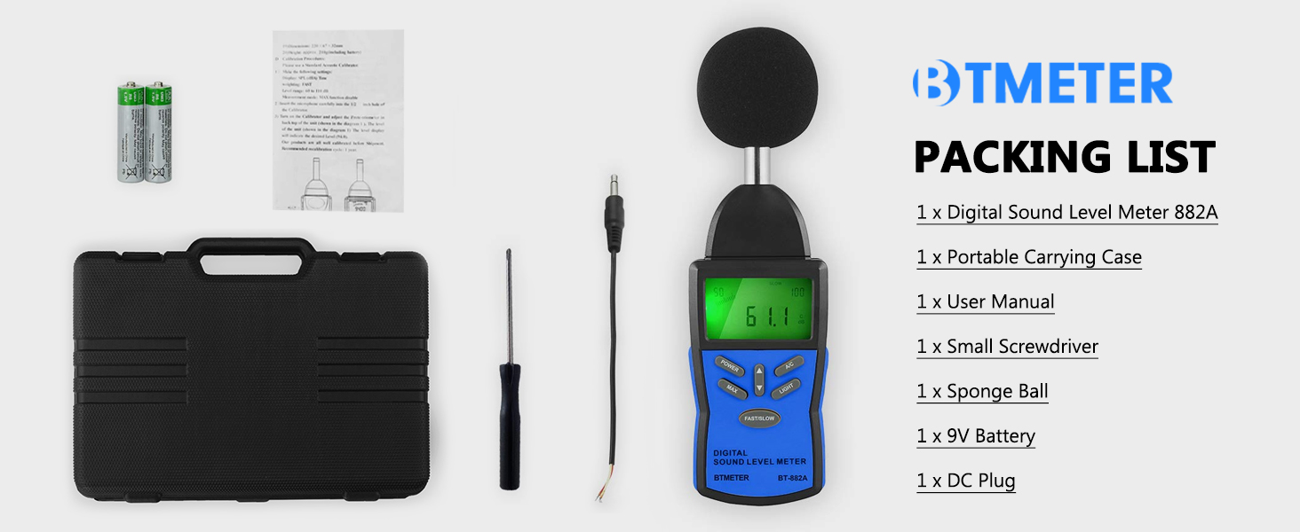 decibel meter frequency meter hz sound level meter sensor reader noise detector tester db meter