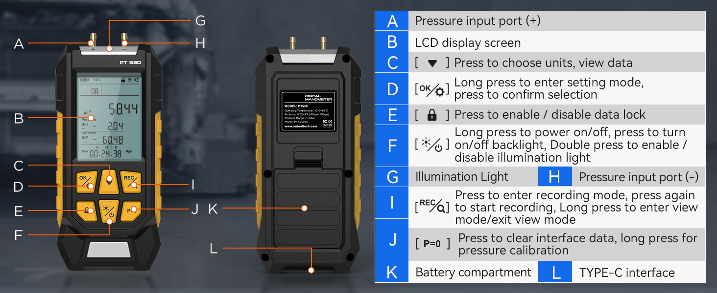 Digital Manometer HVAC