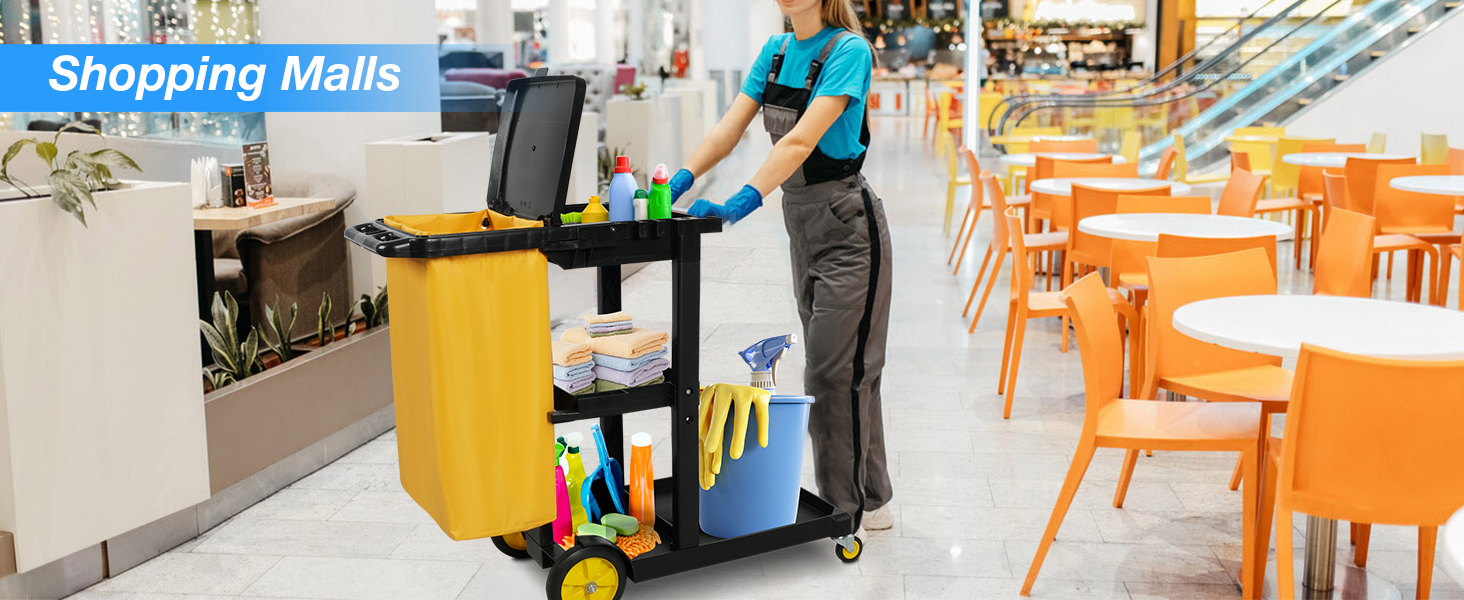 Janitorial Cleaning Cart