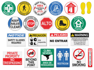 safety signs