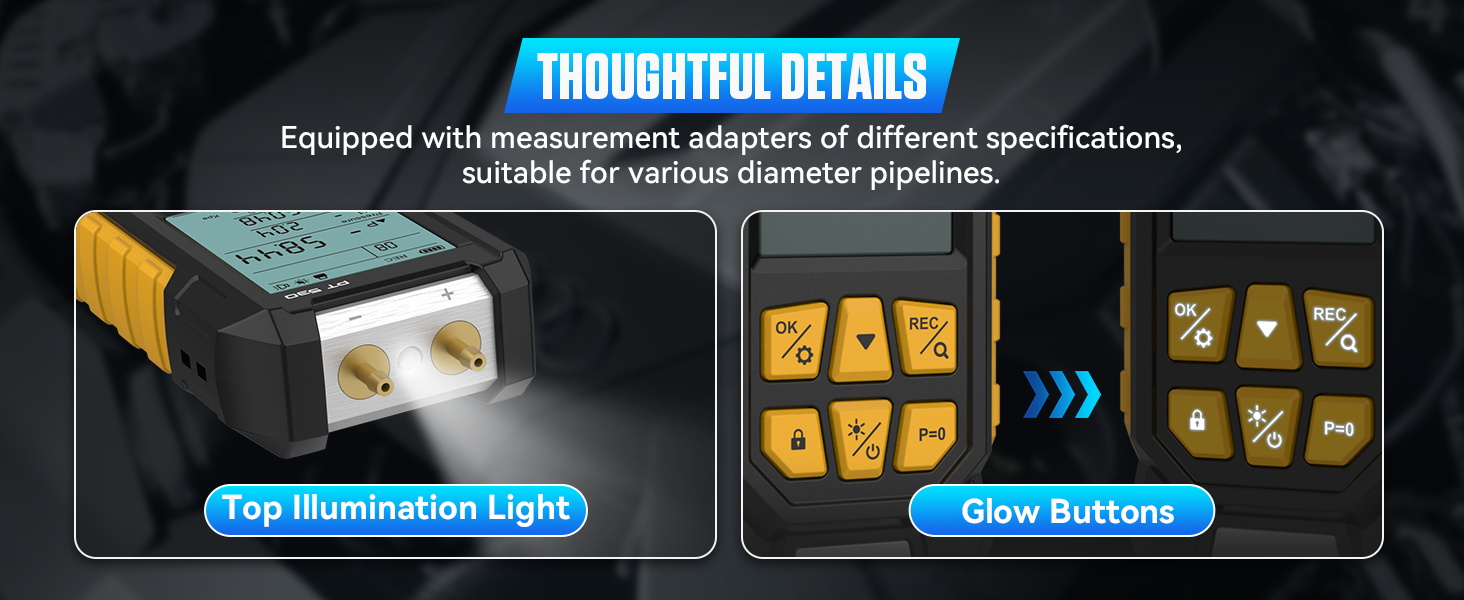 Dual Differential Digital Manometer