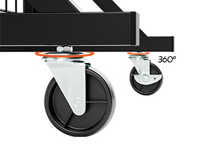 Installing the wheels