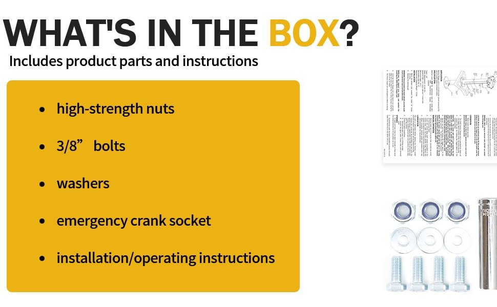 What is in the box? Includes parts and instructions