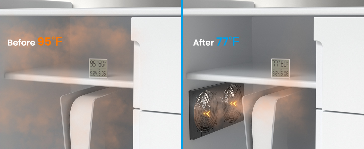 Video Cabinet Cooling Fan