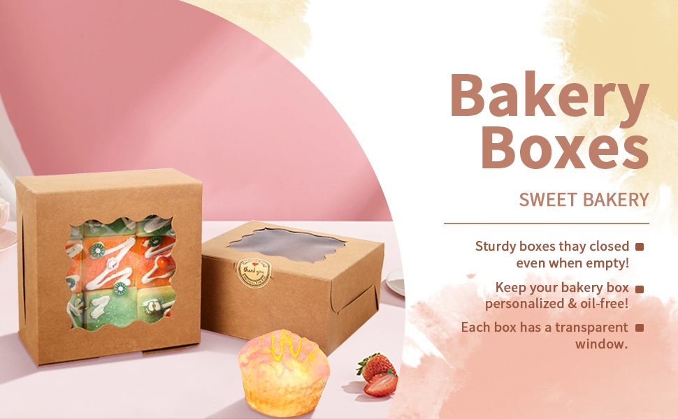 muffins, chocolate strawberries, cookies, macarons, pastries, mini cakes, rolls, etc.