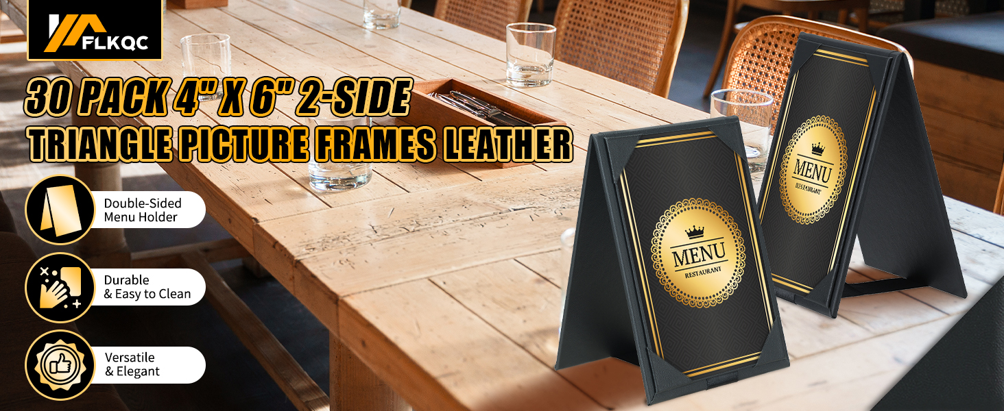 table tent menu cover