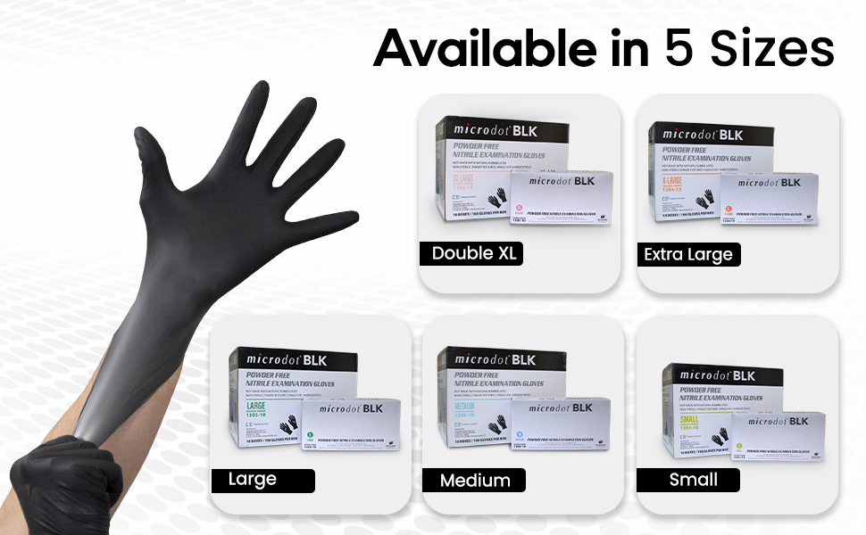 xxl xl double xl extra large small medium large Nitrile gloves heavy duty exam medical box medical