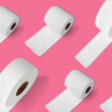 toilet paper, paper towels, tissues