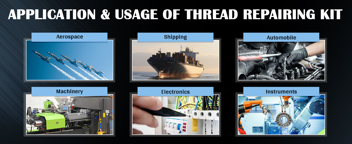 applications machinery shipping automobile aerospace industry instruments