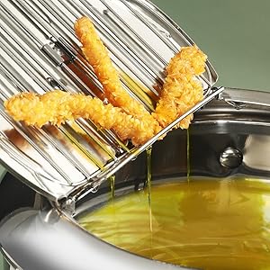 Tempura Deep Frying Pot