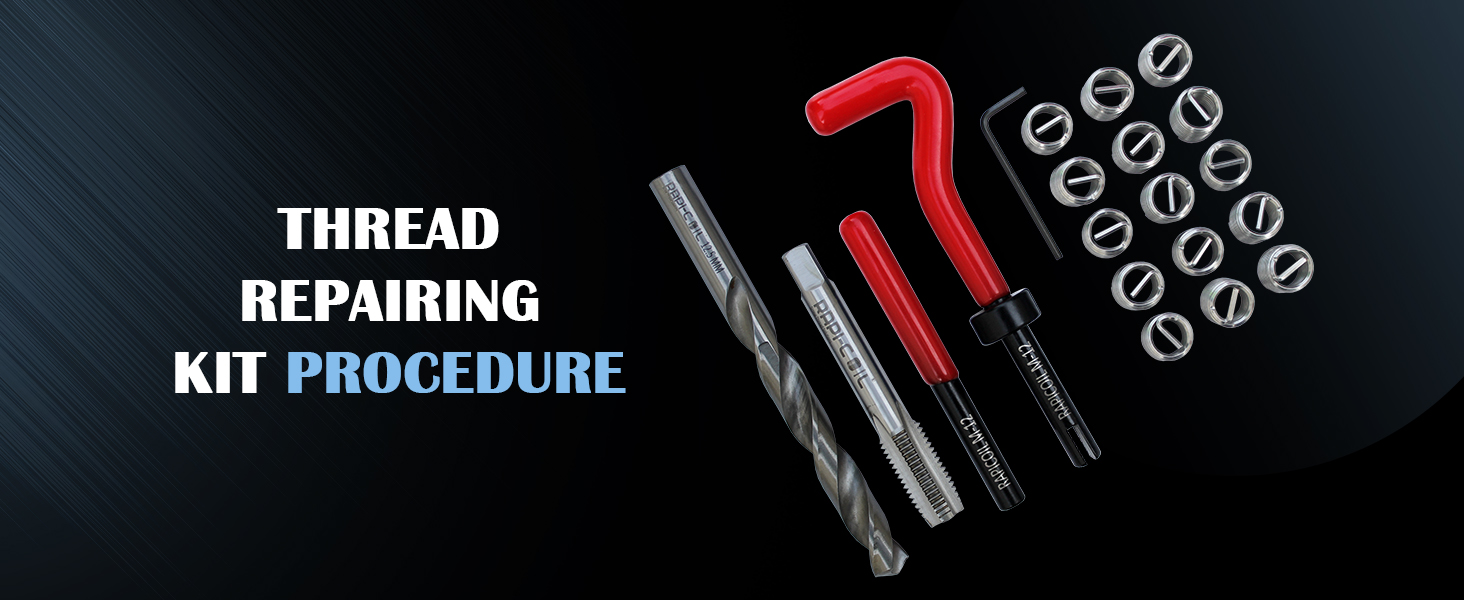 Internal Thread repairing procedure with our helicoil kit
