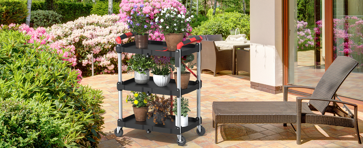 rolling utility cart