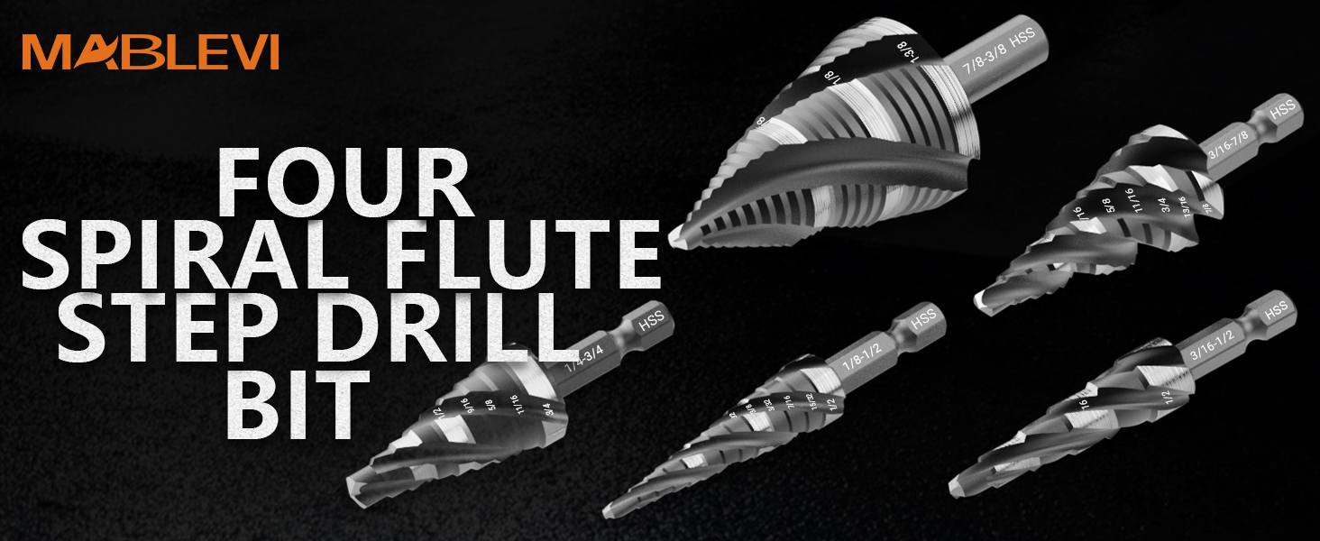 step drill bit