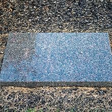 Stone and Monument finishing, platen grinder, Winona Van Norman