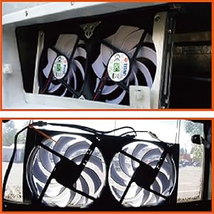RV fridge ventilation fan