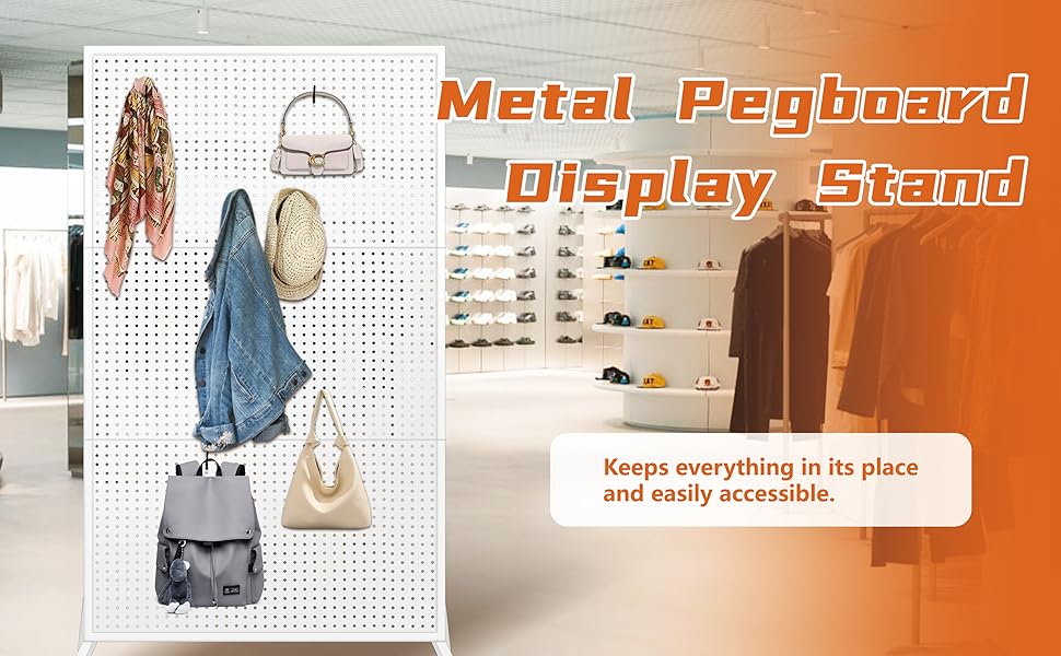 extra large pegboard white