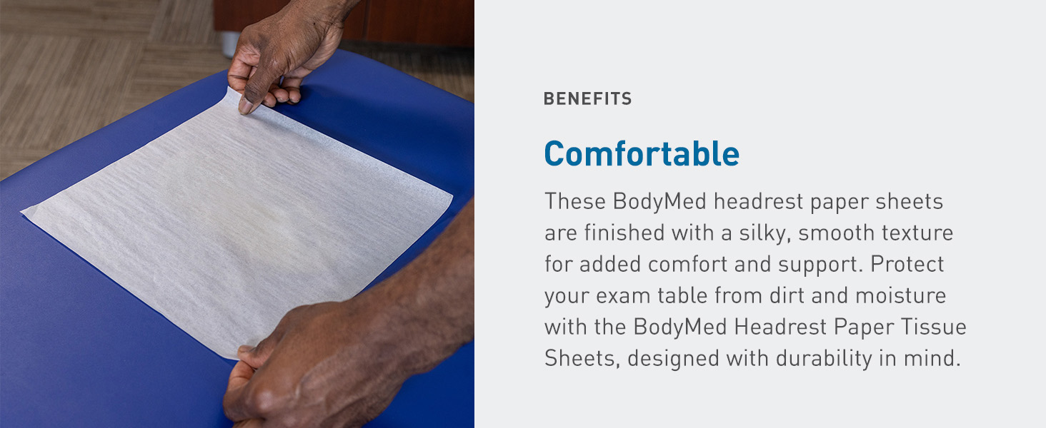 BodyMed Headrest Paper Sheets without Slit (Premium)
