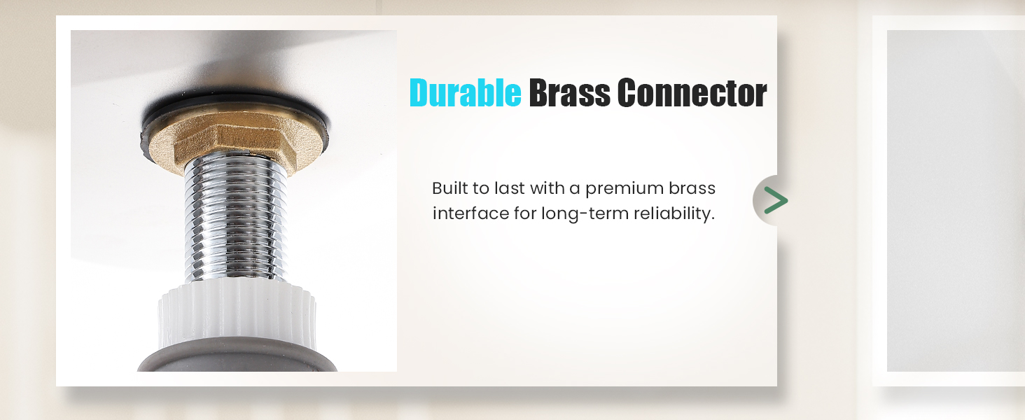 Huanyu cup rinser with duarble brass connector